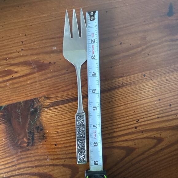 Stanley Roberts Burgantine Velvet Meat Fork Vintage - Picture 6 of 6